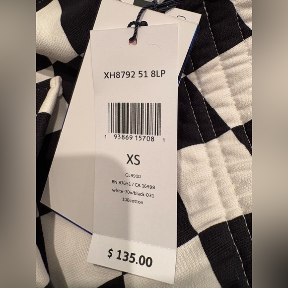 LACOSTE NWT UNISEX LIVE Checkered Jogger Pants - Picture 7 of 7